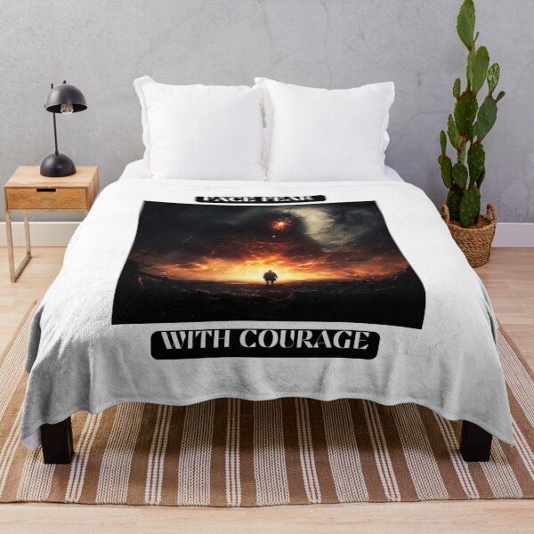 Item preview, Face fear with courage designed and sold by STO1KA.