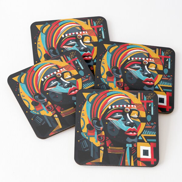 Item preview, African Tribe Bauhaus Design designed and sold by ArtificialGenes.