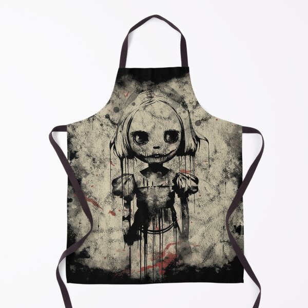Item preview, A Vintage Distressed Spooky Stencil Art Doll designed and sold by GVRDesign.
