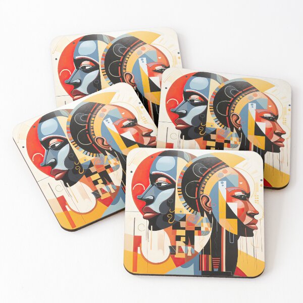 Item preview, African Tribe Bauhaus Design designed and sold by ArtificialGenes.