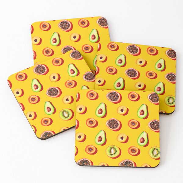 Item preview, Stylish Neon Fruits Pattern designed and sold by Health And Fitness Posts e-Store.