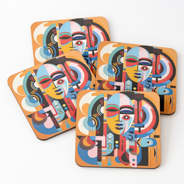 Item preview, African Tribe Bauhaus Design designed and sold by ArtificialGenes.