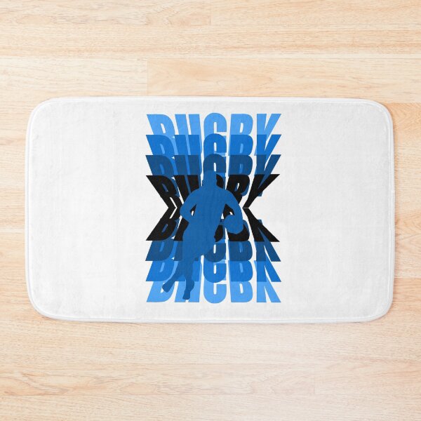 Artikelvorschau, Rugby-Spiegeltextdesign in Blau- und Schwarztönen entworfen und verkauft von MimsTees.
