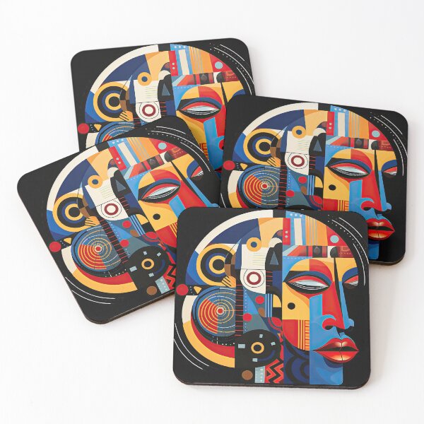 Item preview, African Tribe Bauhaus Design designed and sold by ArtificialGenes.