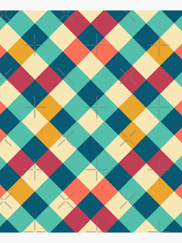 Thumbnail 6 of 6, Apron, Square Pattern designed and sold by MagicColorPrint.