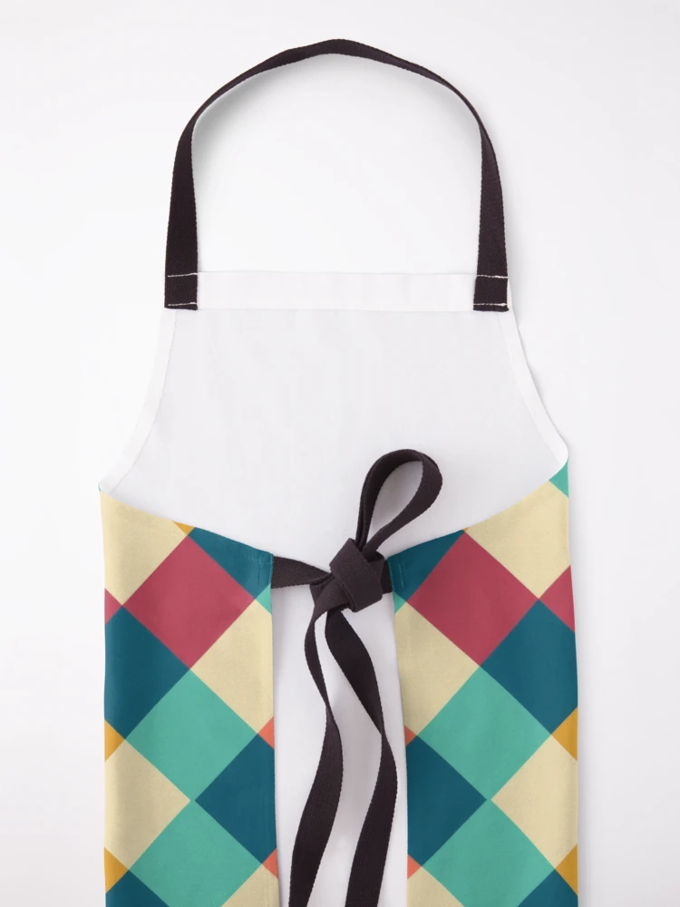 Thumbnail 5 of 6, Apron, Square Pattern designed and sold by MagicColorPrint.