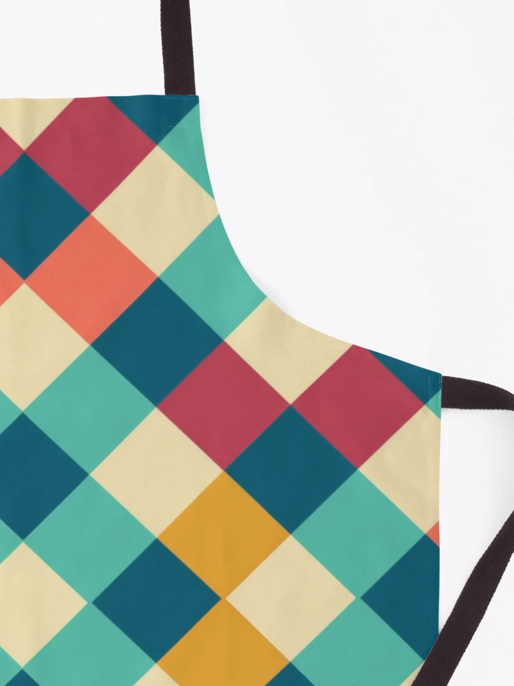 Thumbnail 3 of 6, Apron, Square Pattern designed and sold by MagicColorPrint.
