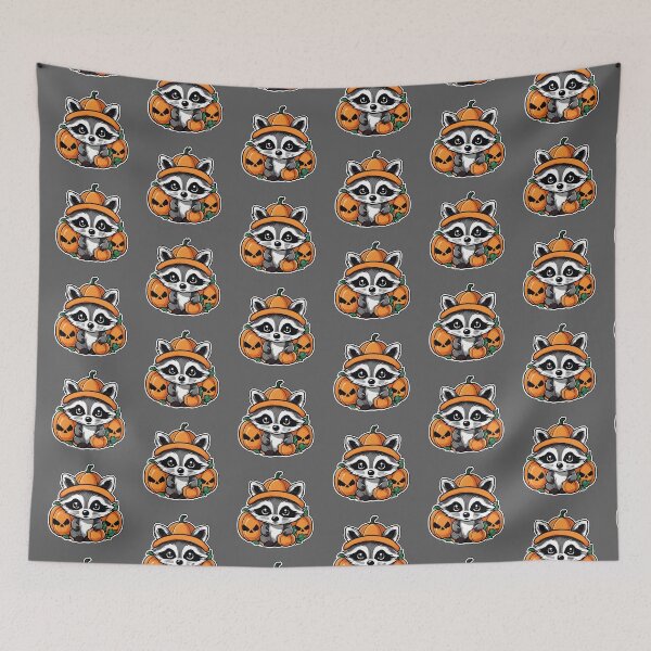 Item preview, raccoon for halloween designed and sold by SketchysDESIGNS.