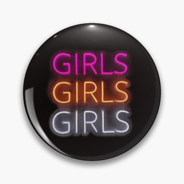 Item preview, GIRLS, GIRLS, GIRLS - Neon Sign designed and sold by BlackSheeper.