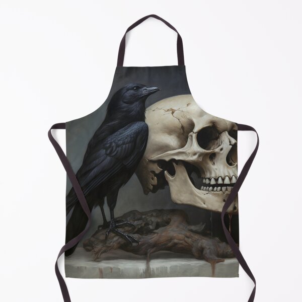 Item preview, HALLOWEEN Crow and Skull designed and sold by RedHandedOD.