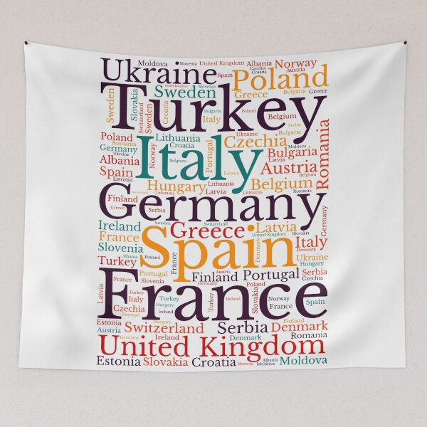 Item preview, Continents Dictionary in Color and Humor designed and sold by MyDearWorld.