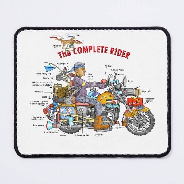 Item preview, Navot - Adeventure Mototrcycle Rider T-shirt designed and sold by Shlomo Cohen.