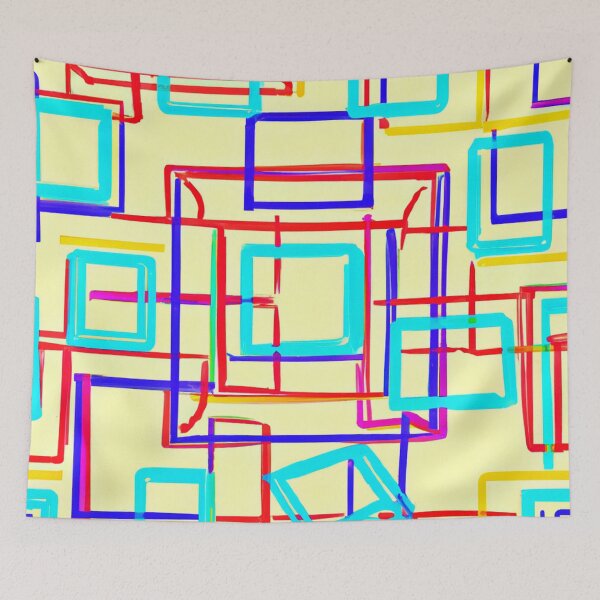 Item preview, Vivid Color Abstract Pattern designed and sold by Health And Fitness Posts e-Store.