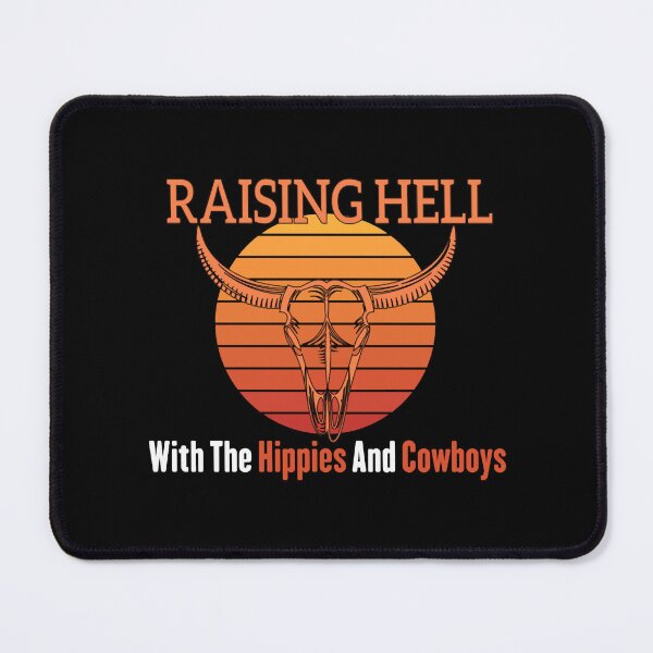 Item preview, Raising heli with the hippies and cowboys designed and sold by ElenorSeymour.
