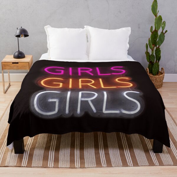 Item preview, GIRLS, GIRLS, GIRLS - Neon Sign designed and sold by BlackSheeper.