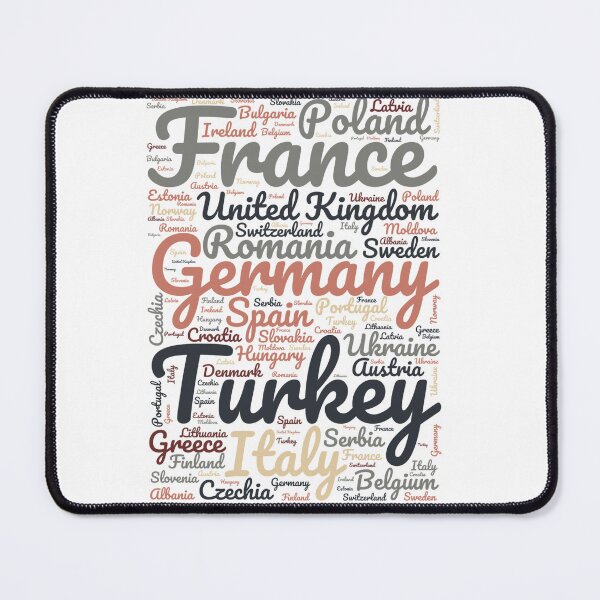 Item preview, Europe - Continents Dictionary in Color and Humor designed and sold by MyDearWorld.
