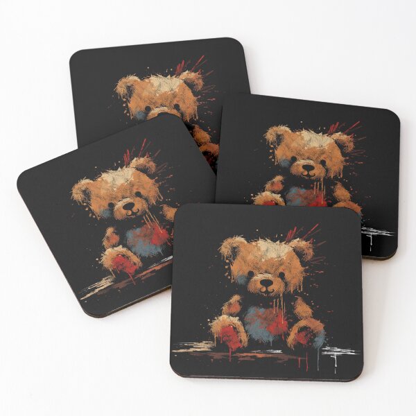 Item preview, A Vintage Distressed Street Art classic Teddy Bear designed and sold by GVRDesign.