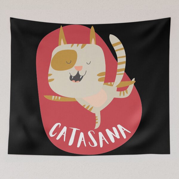 Item preview, Funny Cat Kitty Yoga Postures  designed and sold by dmr studio.