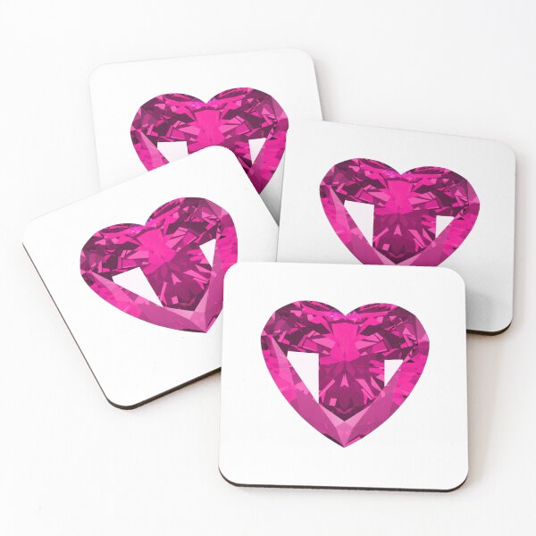 Item preview, PINK HEART GEM  designed and sold by MeBrokeStudent.