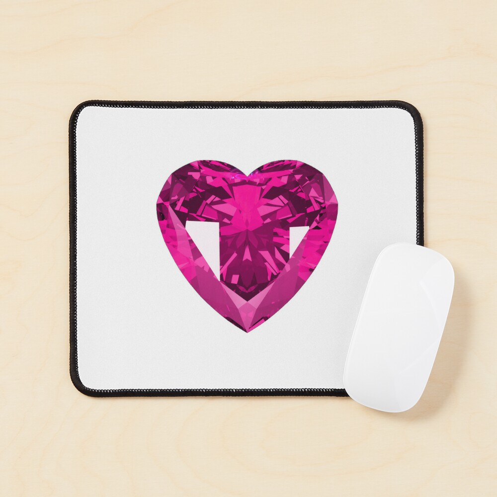 107 PC Heart Gem Stickers - Pink