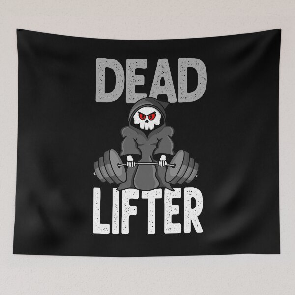 Item preview, Deadlifter Deadlifting Grim Reaper designed and sold by eternallygifted.