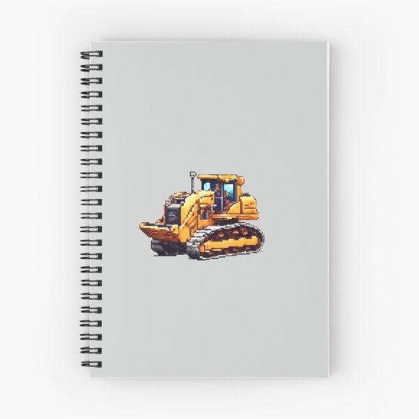 Item preview,  Pixel Bulldozer Design Print  designed and sold by randomtdesigns.