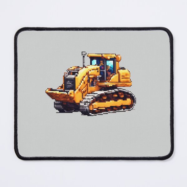 Item preview, Pixel Bulldozer Design Print designed and sold by randomtdesigns.