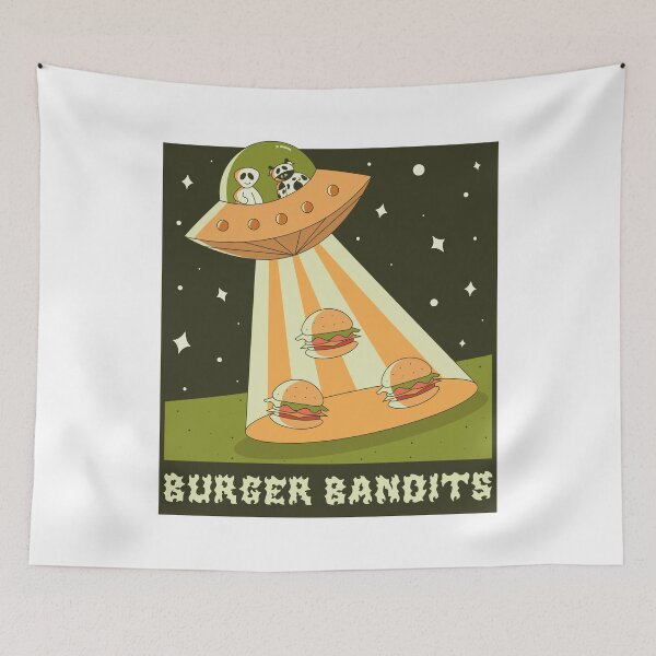 Item preview, COWlLIEN TEAM: BURGER BANDITS  designed and sold by CuteAndCoolSt.