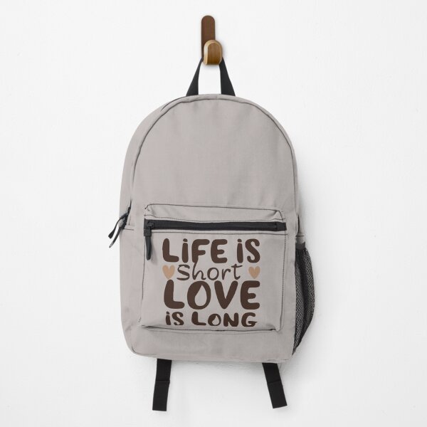 Item preview, Life is short Love is long funny saying designed and sold by JadesignFang.