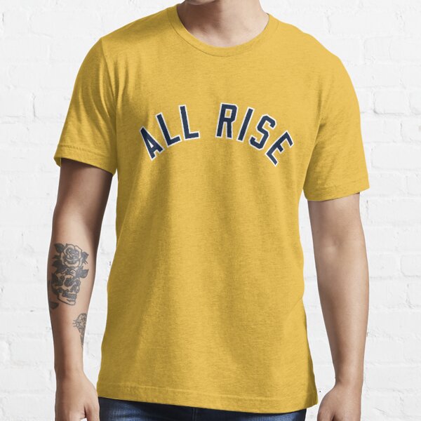 All Rise Ladies T-Shirt - Navy Aaron Judge Yankees Womans Nickname