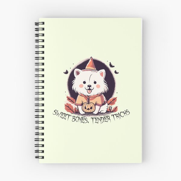 Item preview, Sweet Bones & Tender Tricks - Adorable Dog and Pumpkin designed and sold by ARVM.