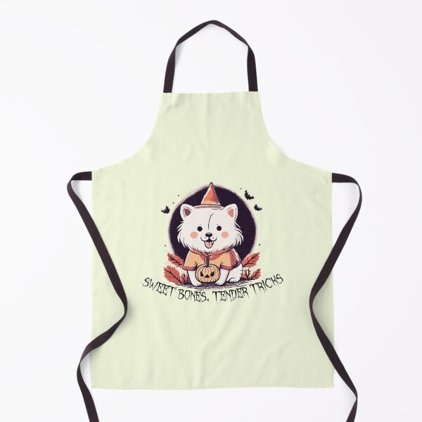 Item preview, Sweet Bones & Tender Tricks - Adorable Dog and Pumpkin designed and sold by ARVM.