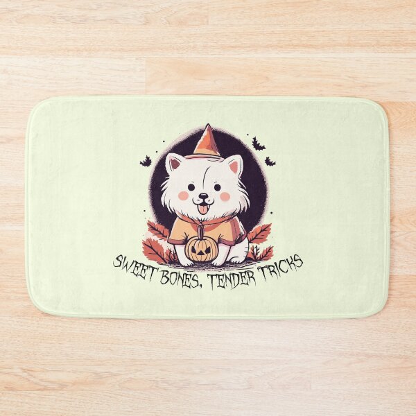Item preview, Sweet Bones & Tender Tricks - Adorable Dog and Pumpkin designed and sold by ARVM.