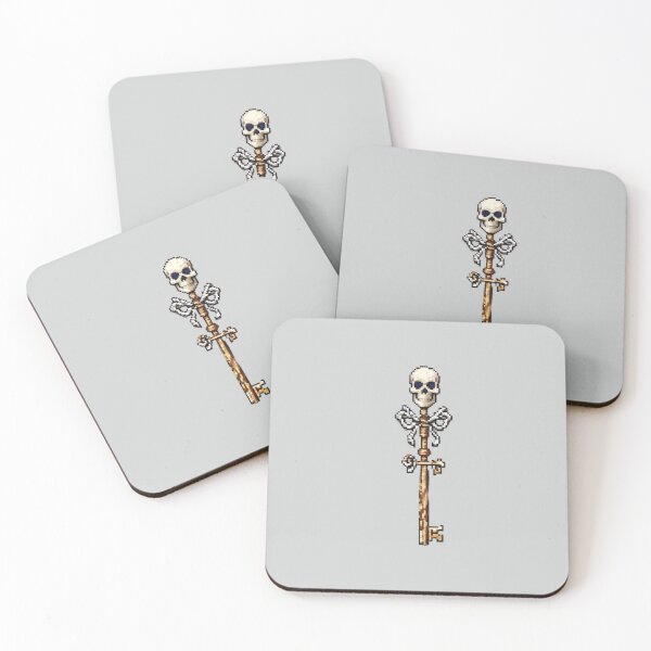 Item preview, Pixel Skeleton Key Design Print  designed and sold by randomtdesigns.