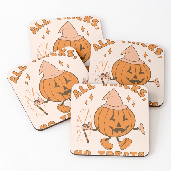 Item preview, All Tricks No Treats - Pumpkin Mascot designed and sold by Faty-Za.