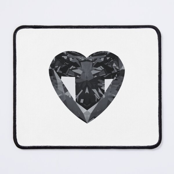 Item preview, BLACK HEART GEM designed and sold by MeBrokeStudent.