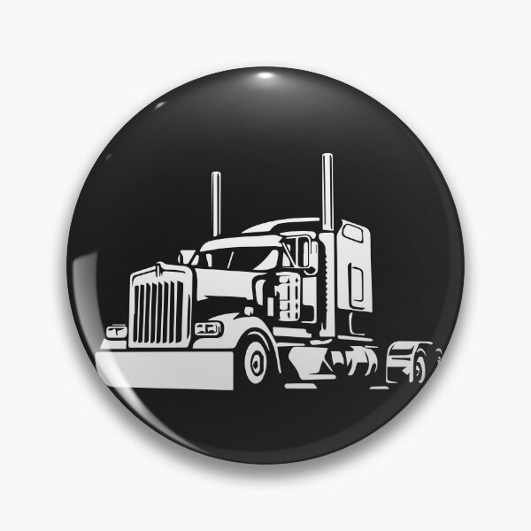 Item preview, silhouette of a truck on the black background designed and sold by Mammoths.