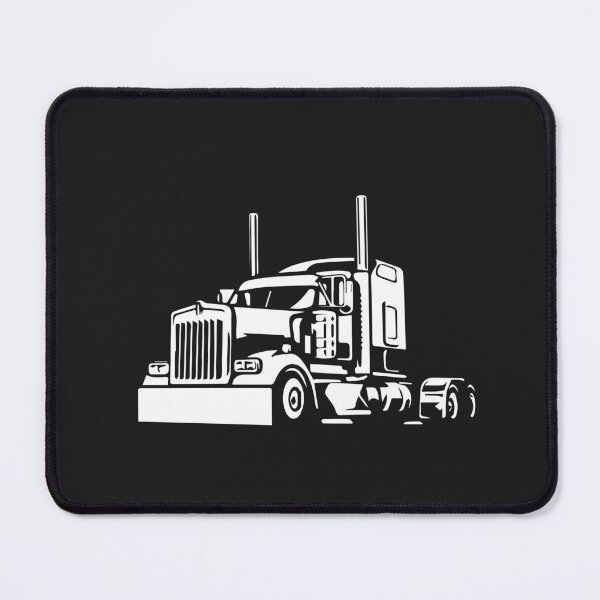 Item preview, silhouette of a truck on the black background designed and sold by Mammoths.