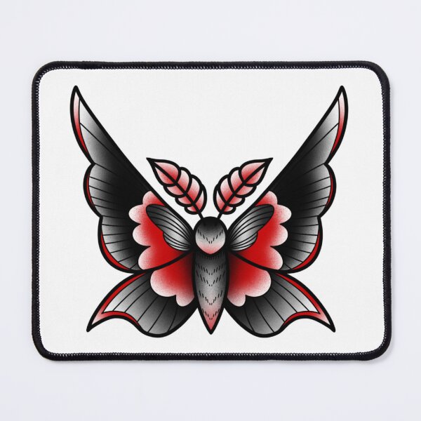 Item preview, Black and Red Gothic Moth designed and sold by gabbynrodriguez.