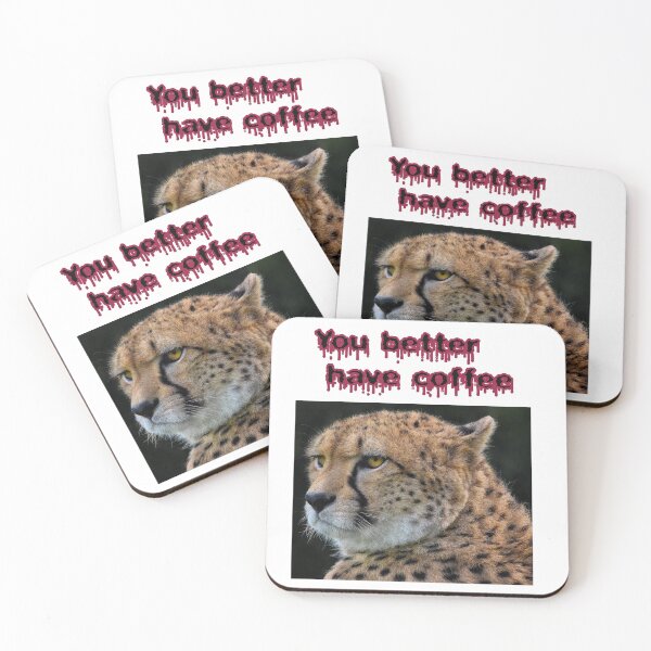 Item preview, Cheetah wants coffee. designed and sold by Surreallytee.