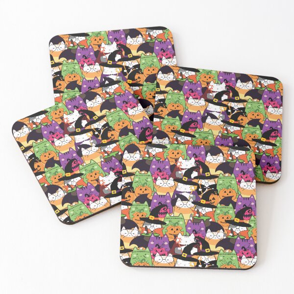 Item preview, Halloween Cats designed and sold by Meliafroggy.