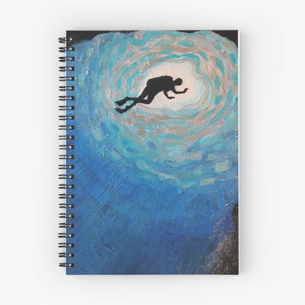Item preview, Diver Headed Towards The Ocean Surface designed and sold by CozyPixelFluff.