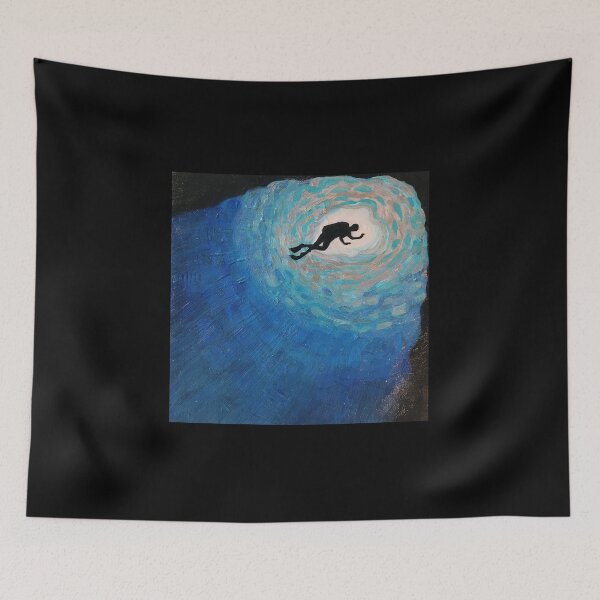 Item preview, Diver Headed Towards The Ocean Surface designed and sold by CozyPixelFluff.