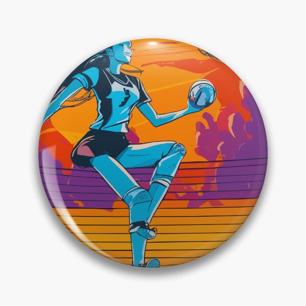 Item preview, Volleyball woman in a Halloween themed cemetery designed and sold by MB2PRo.