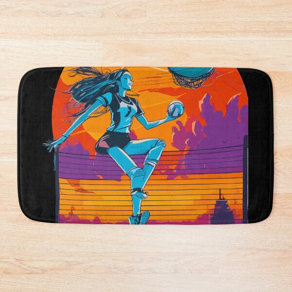 Item preview, Volleyball woman in a Halloween themed cemetery designed and sold by MB2PRo.