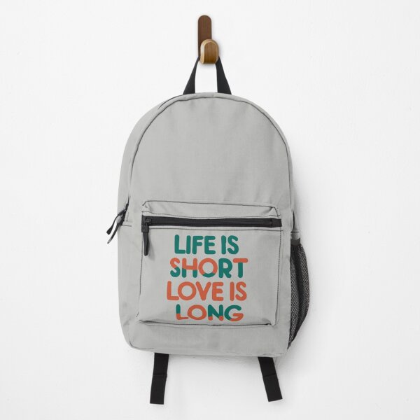Item preview, Life is short Love is long funny saying designed and sold by JadesignFang.