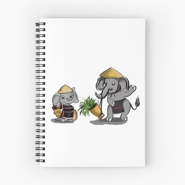 Item preview, Two elephants designed and sold by Cutiepinkpig.