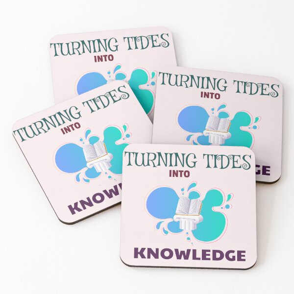 Item preview, Turning Tides into Knowledge - Inspirational Quote Design designed and sold by zeddy-store.