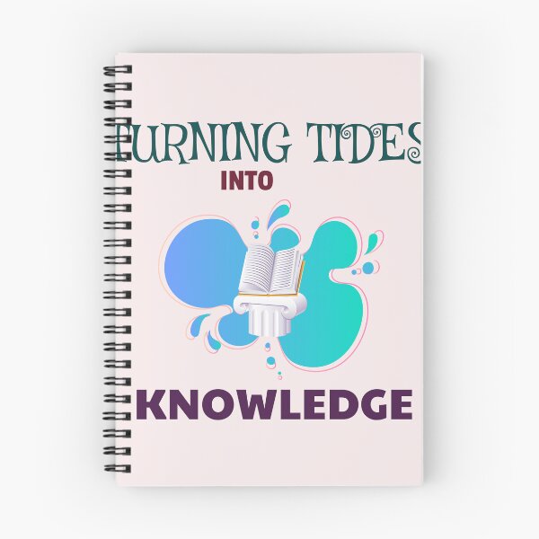 Item preview, Turning Tides into Knowledge - Inspirational Quote Design designed and sold by zeddy-store.