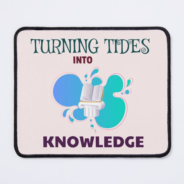 Item preview, Turning Tides into Knowledge - Inspirational Quote Design designed and sold by zeddy-store.